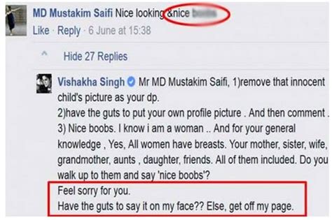 Vishakha Singh Solid Reply To Boobs Comment On Facebook Indiatv News