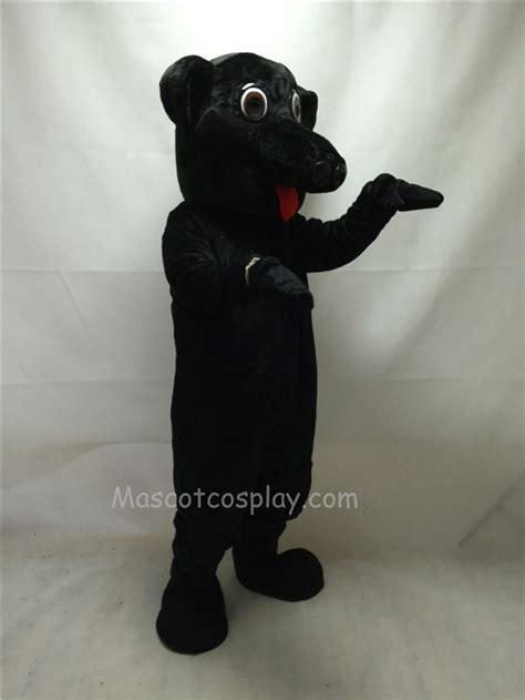 Cute New Black Labrador Dog Mascot Costume