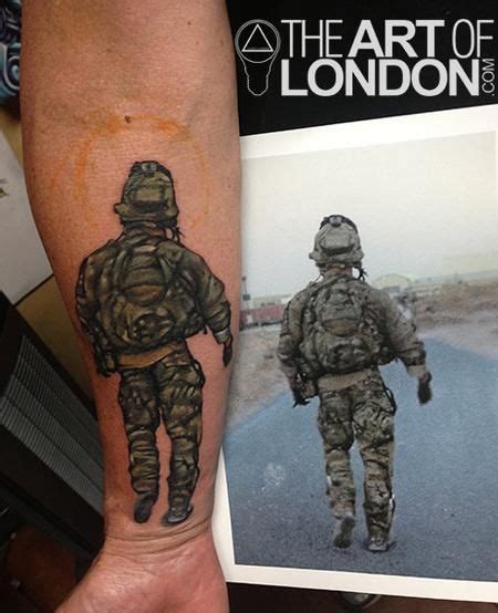 Army Ranger Memorial Tattoo By London Reese Tattoonow Soldier