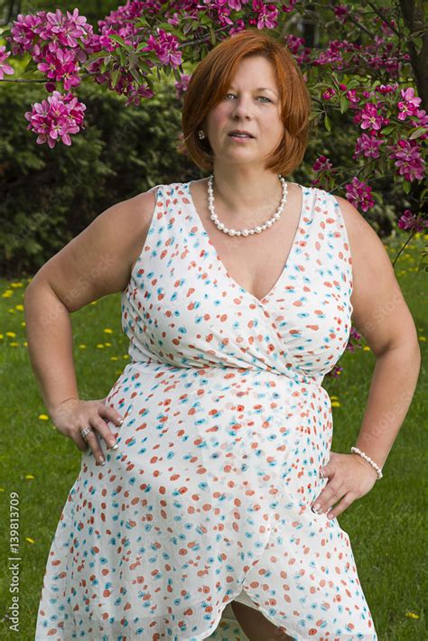 Overweight Mature Woman Stock Photo Adobe Stock