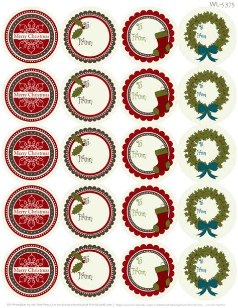 Free chalkboard christmas gift labels and tags from world label. A Rustic Christmas Printable Label Set | Free printable ...