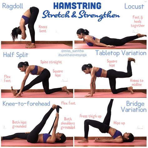 Hamstring Stretching And Strengthening Yoga Tutorial Miss Sunitha