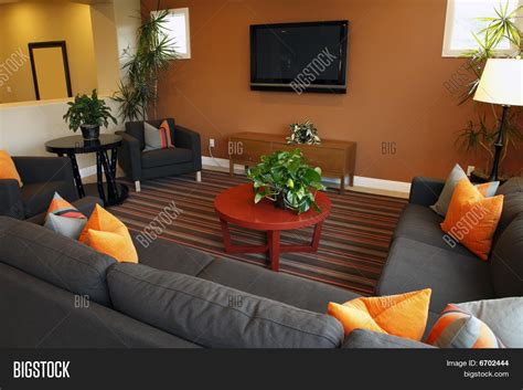 Spacious Living Room Image And Photo Free Trial Bigstock