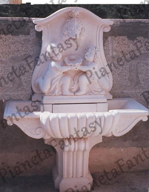 Realizziamo artigianalmente fontane in pietra naturale e varie tipologie di marmo. FONTANA ART-0383 A MURO DEI PUTTI IN CEMENTO NO PIETRA ...