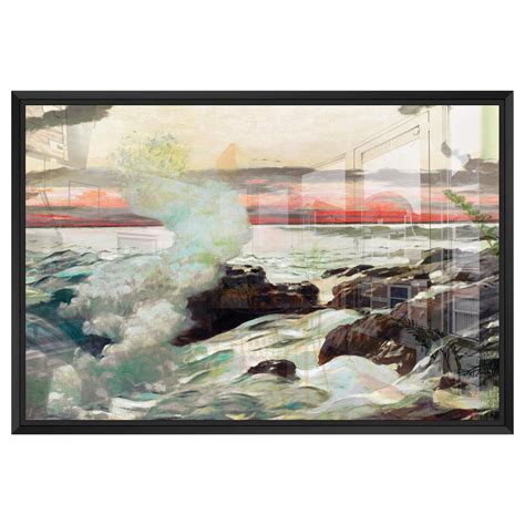Premium Acrylic Glass West Point Prout S Neck In 2022 Modern Wall Art Modern Wall Glass