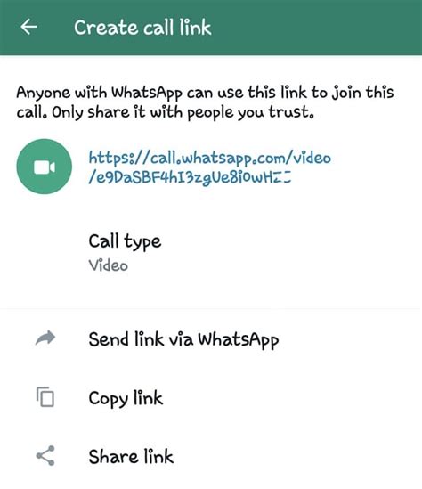How To Create Whatsapp Call Link On Android And Iphone
