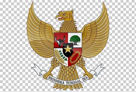 The phrase is old javanese translated as unity in diversity (out of many, one). National Emblem Of Indonesia Pancasila Garuda PNG, Clipart ...
