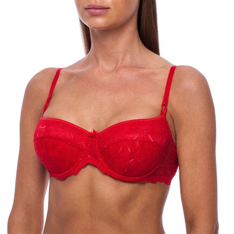 Sexy Bra Balconette Push Up Demi Underwire Lace T Shirt Shelf Plus Size EBay