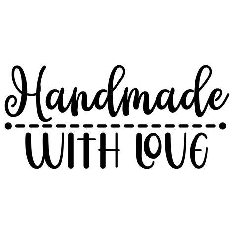 Handmade With Love Svg Free Layered Svg Cut File