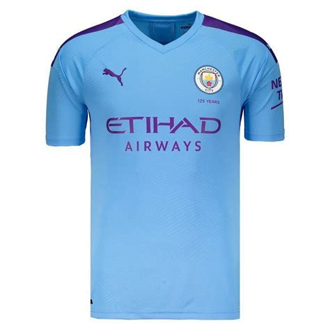 Número y nombre gratis ✅【económico y alta calidad】. Camisa Puma Manchester City Home 2020 9 G. Jesus - FutFanatics