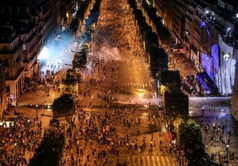 Frances World Cup Winning Celebrations Marred With Violent Clashes