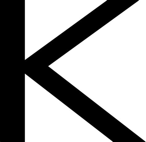 Available in png and vector. K Font Clip Art at Clker.com - vector clip art online ...