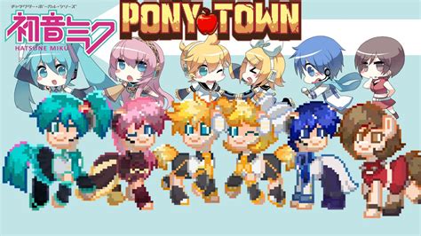 How To Make Vocaloid Characters Ponytown Youtube