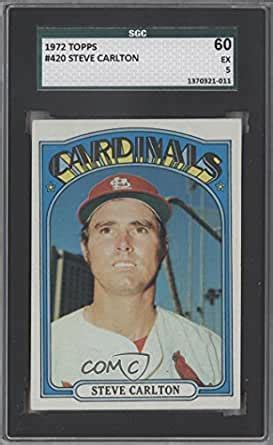 Bgs is often the preferred service for newer cards, such as the latest signed autos. Amazon.com: Steve Carlton SGC GRADED 60 (Baseball Card) 1972 Topps - Base #420: Collectibles ...