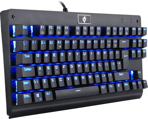 Eagletec Kg040 Mechanical Keyboard Gaming Wired Blue Uk