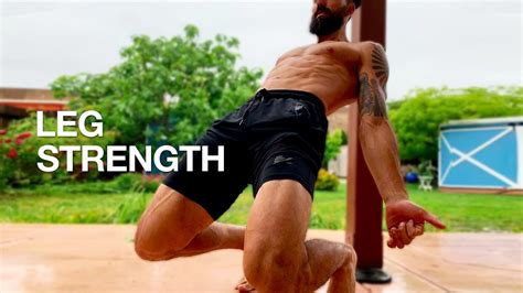 Bodyweight Leg Workout For Strength Youtube