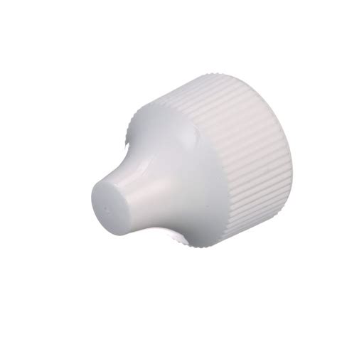 20mm White Plastic Extended Dropper Tip Cap Glass And Plastic Containers