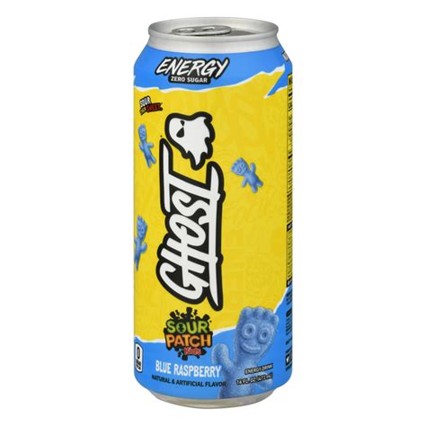 Ghost Sour Patch Kids Blue Raspberry Energy Drink Hy Vee Aisles