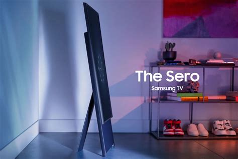 The Samsung Sero Tv Rotates On Its Axis Because People Are Shooting