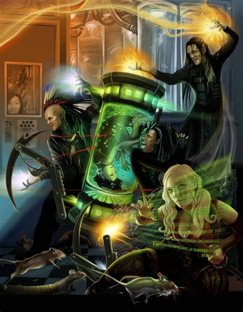 Fantastic Non Sr Shadowrunesque Art Thread Shadowrun Cyberpunk Art