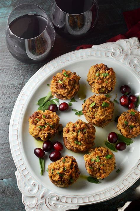 Mushrooms are a rich, meaty addition in this healthy cornbread stuffing recipe. Stuffing Stuffed Mushrooms | Recipe | Stuffed mushrooms ...