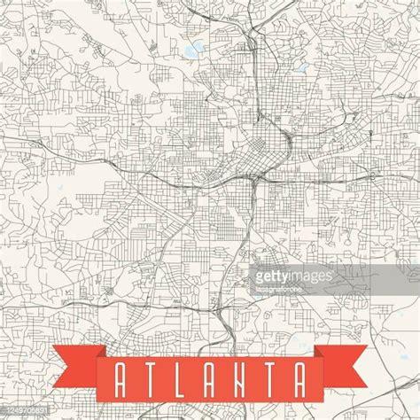 Map Of Atlanta Georgia Fotografías E Imágenes De Stock Getty Images