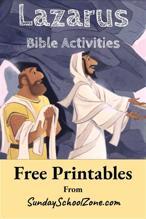 Lazarus Archives Page 2 Of 2 Childrens Bible Activities Sunday