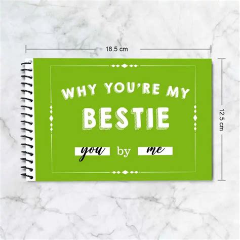 Order Personalised Why You Are My Bestie Book Online At Lowest Prices In India From