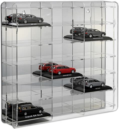 Sora Model Car Display Cabinet 143 Back Panel Black For 18 Model