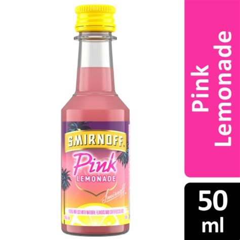 smirnoff pink lemonade vodka infused with natural flavors 50 ml kroger