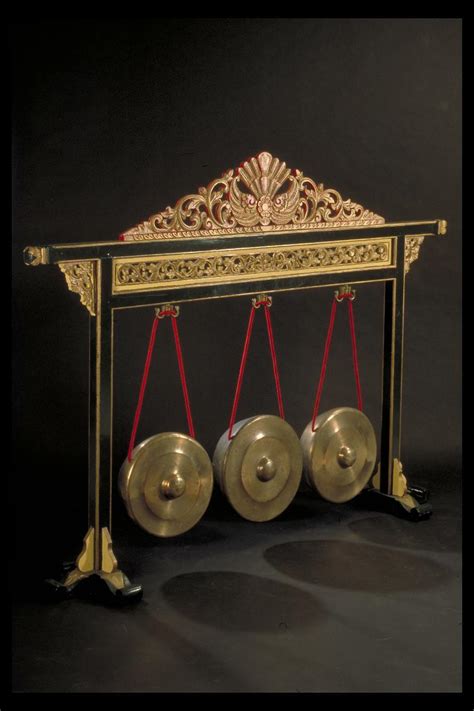 Gamelan Gongs On A Stand