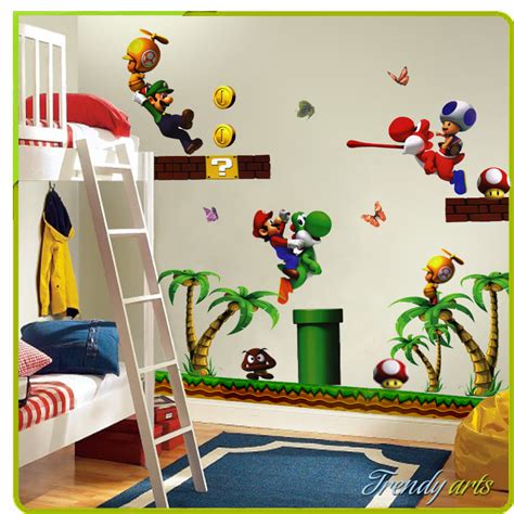 Super mario party birthday party ideas | photo 11 of 15. Colorful Toddler Boy Room Ideas, Tips for Decorating ...