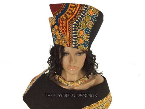 Traditional African Hat Wrap Around Hat African Hats African Head