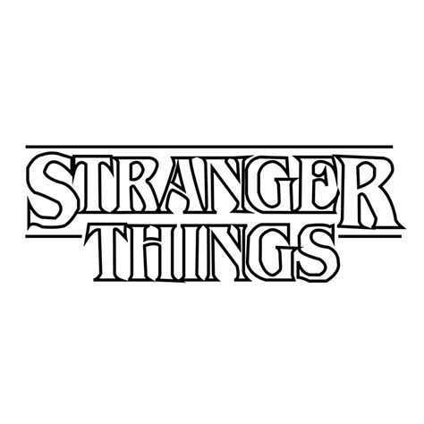 Free printable stranger things coloring pages for kids. Stranger Things Logo: Scarves | Redbubble