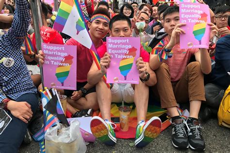Same Sex Marriage Debated In Taiwan As Rights Activists Petition