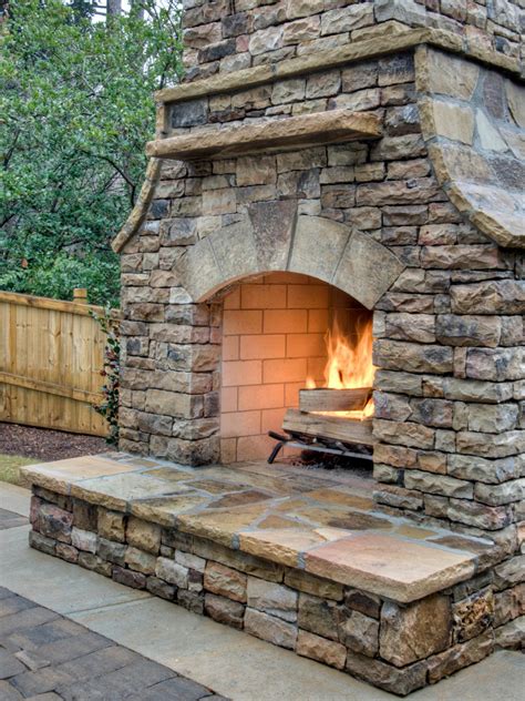 How To Build A Simple Outdoor Brick Fireplace