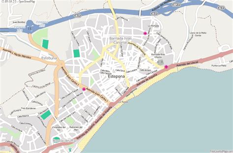 Estepona Map Spain Latitude Longitude Free Maps