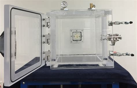 Acrylic Vacuum Chamber, Cube, 20 inch inside dimensions, Hinged Side ...