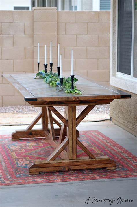 Ana White Diy Outdoor Dining Table Diy Projects