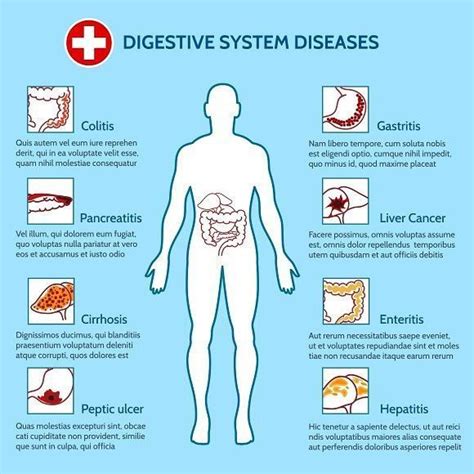 Medical Infographic Medical Infographic Human Digestive System Diseases Medical Infographic