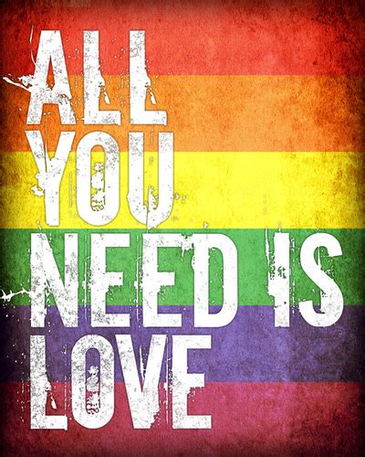 Love, love, love love, love, love love, love, love. All You Need Is Love, premium art print (grunge rainbow pattern) - Keep Calm Collection