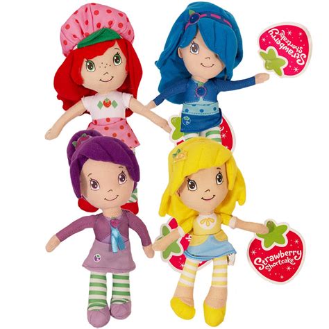 Strawberry Shortcake Plush And Friends Blueberry Muffin Plum Pudding