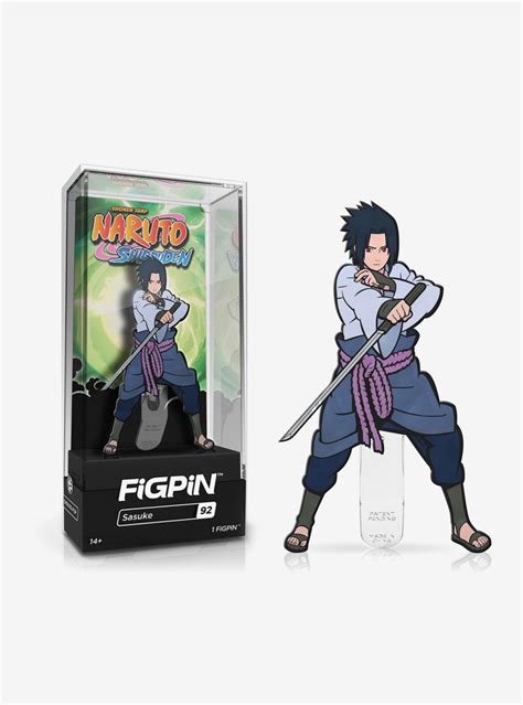 Figpin Naruto Shippuden Sasuke Uchiha Enamel Pin Sasuke Naruto