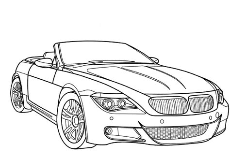 Bmw Car Coloring Pages Free Printable Coloring Sheets