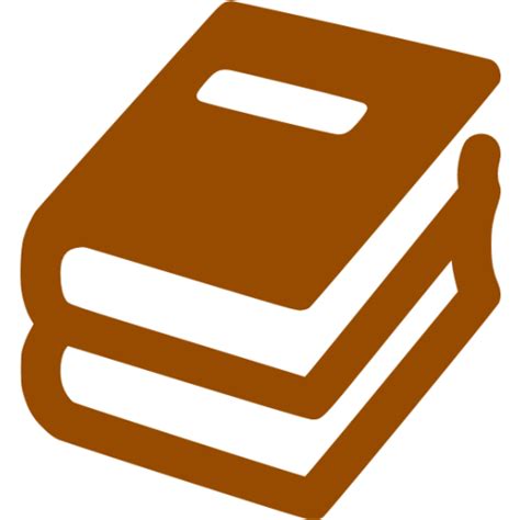 Brown Book Stack Icon Free Brown Book Icons