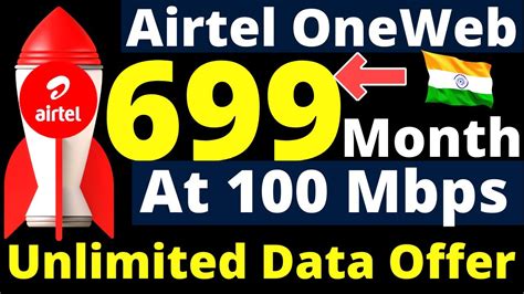 Airtel Oneweb Service Launch In India Oneweb Internet Plans Start 699