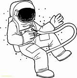 Astronaut Nasa Spaceship Drawing Coloring Line Clipartmag Getdrawings Kindergarten sketch template
