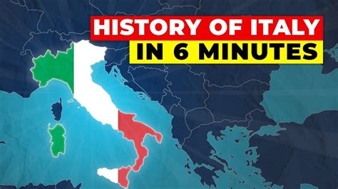 Full History Of Italy In 5 Minutes Youtube