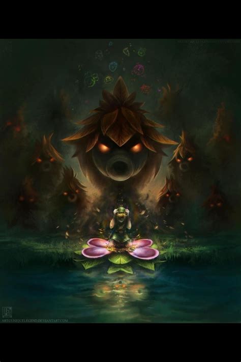Deku Link Legend Of Zelda Zelda Art
