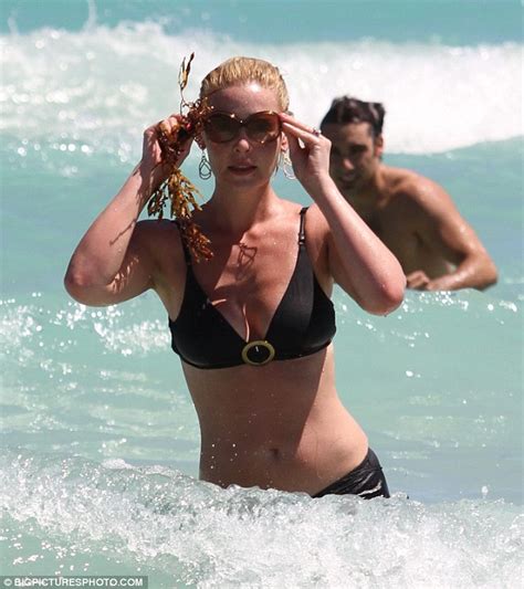 Katherine Heigl In A Black Bikini In Miami Gotceleb